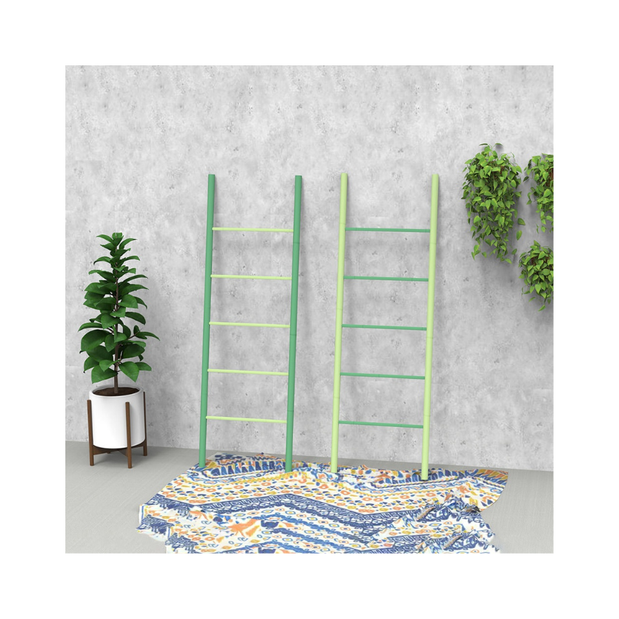 Natural Material Blanket Ladder Bamboo Towel Racks Free Standing Bamboo Ladder Made in Vietnam