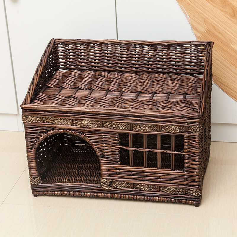 New Arrival Lovely Natural Rattan Materials Pet Bed for Dog and Cat from Vietnam