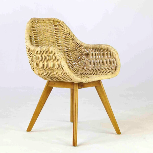 Bohemian Life Style Home Gardent Decor Rattan Chair Durable Modern Papasan Chair Handicraft Furniture Living Rattan Chair