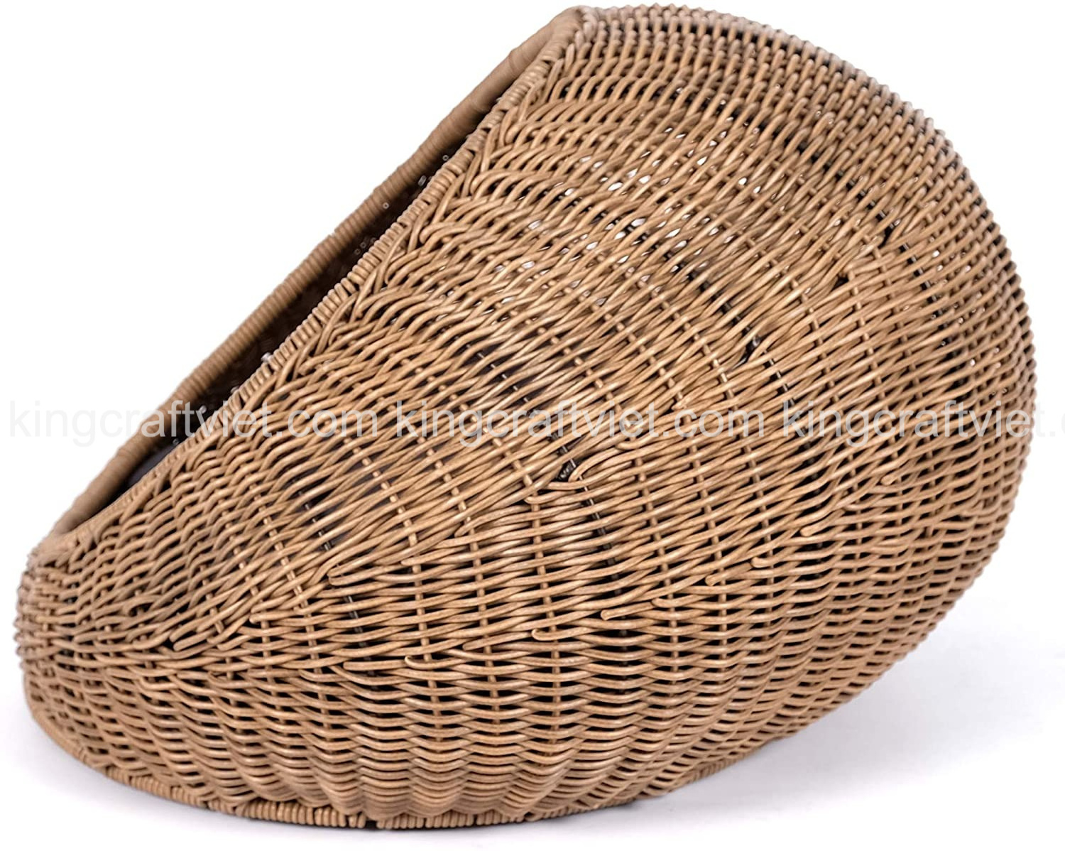 Luxury Style Lovely Round Rattan Pet Bed Cat Bed for Pet High Quality Eco-friendly Vietnam Supplier