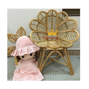 King Craft Viet Rattan Wicker  Doll Furniture Miniatures Baby Toys Stroller Chair Cribs Bed Home Decoration Vietnam