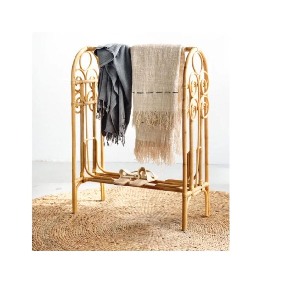 Rattan Furniture Coat Stand Wholesaler Rattan Clothes Rack Eco-friendly Clothing Hanger Made in Vietnam