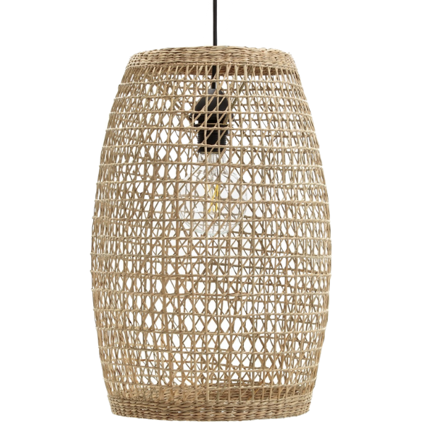 Unique Design Cylinder Seagrass Lampshade Ceiling Light Pendant Lamp Wall Light for Interior Decor Chandelier made from Vietnam