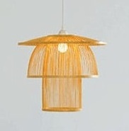 Bamboo Rattan Pendant Light Retro Weave Lantern Ceiling Hanging Lamp for Living room Hanging Lamp Shades Covers