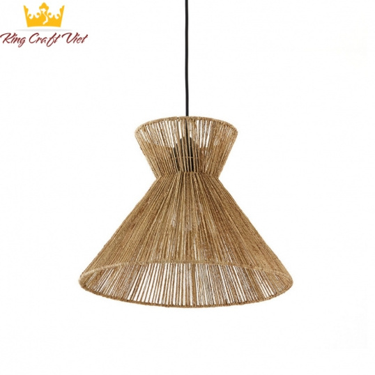 Minimalism Nordic Jute Lampshade for Living Home Decor Vietnam Pendant Light Ceiling Lamp Light for Resort Hotel bohemian style