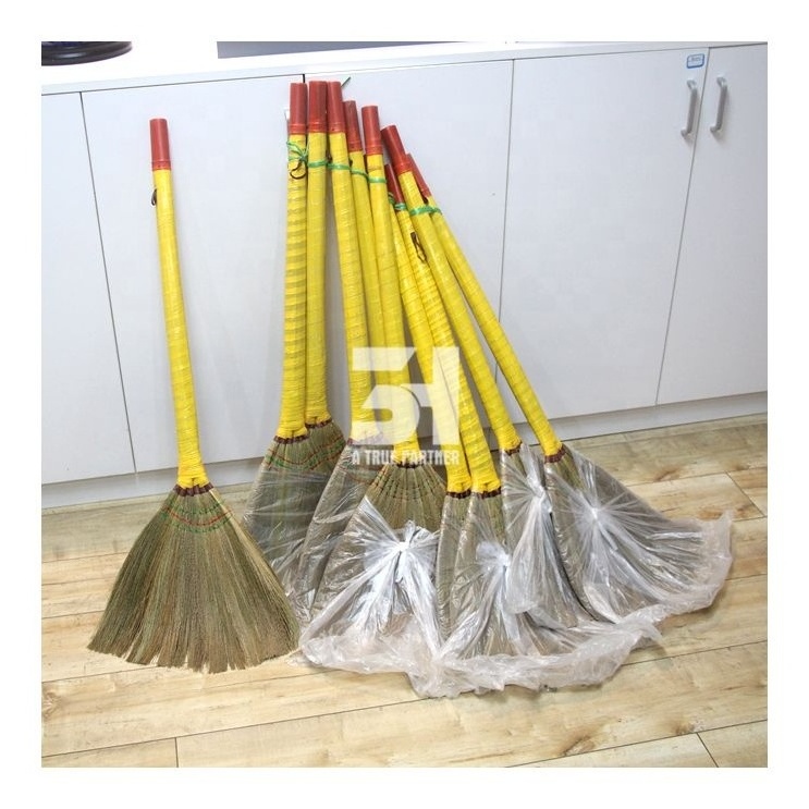 Top Trending Product Grass Broom With Plastic Handle With Best Price Ms Nancy +84 981 85 90 69