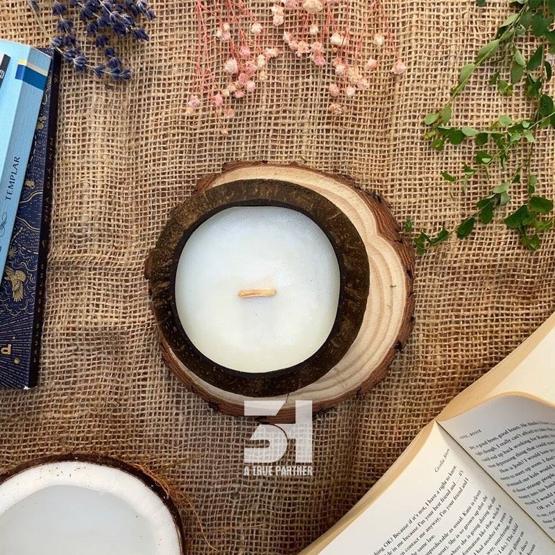 Wholesale Coconut Candle Best Seller From Viet Nam Coconut Shell Candle  Soy Coconut Wax