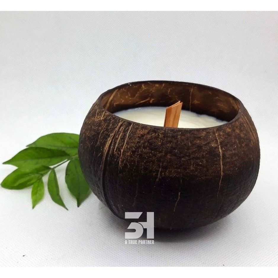 Wholesale Coconut Candle Best Seller From Viet Nam Coconut Shell Candle  Soy Coconut Wax