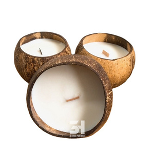 Wholesale Coconut Candle Best Seller From Viet Nam Coconut Shell Candle  Soy Coconut Wax