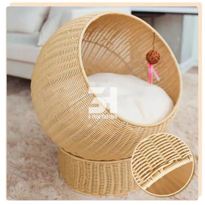 Premium Handmade Rattan Pet House/ Pet Bed For Dog & Cat Made In Vietnam Ready To Ship With Best Price