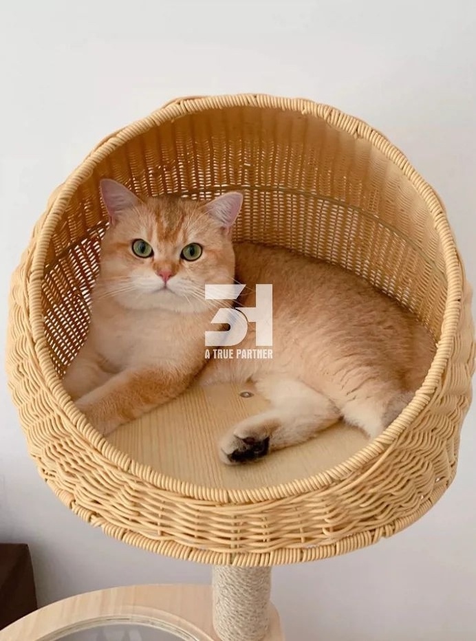 Premium Handmade Rattan Pet House/ Pet Bed For Dog & Cat Made In Vietnam Ready To Ship With Best Price