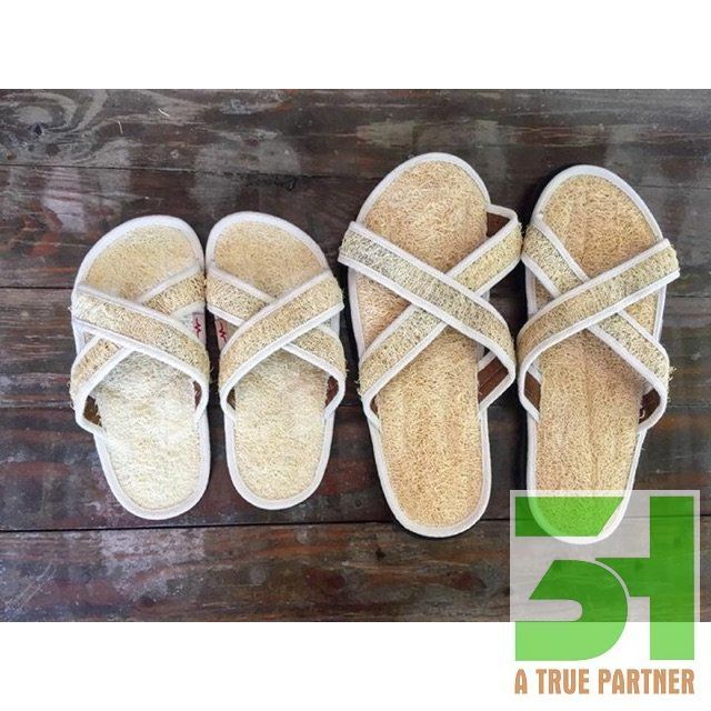 Wholesale Sustainable Unisex Loofah Slippers in Stock from Vietnam (Ms. Nancy - +84981859069)