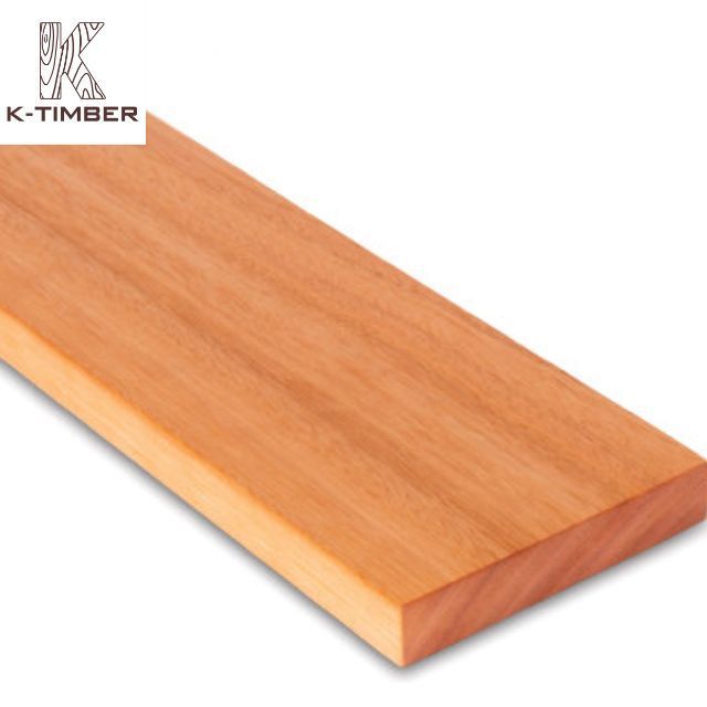 Eucalyptus Pressure Lumber Africa Construction Materials Wooden Hardwood Flooring Walnut Wood Slat Wall Panel Planks K-Timber