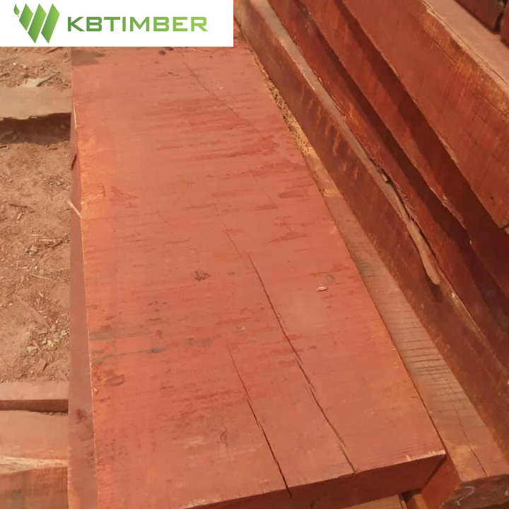 KBTIMBER African Wood Mussivi Kiaat wholesale Natural wood logs timber raw materials Construction Building Flooring TB062