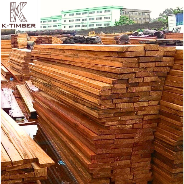 Sapele Dimensional Lumber Africa Rose Wood Wooden Hardwood Flooring Walnut Wood Slat Wall Panel Planks Osb Broad K-Timber