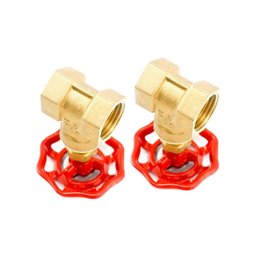 High temperature brass stop gate valve compression 2 inch 3 inch use for hot water