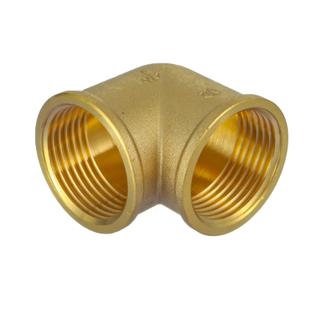 ISO standard male female thread tee brass plumbing parts 2 inch 3 inch use for hot water gas plumbing