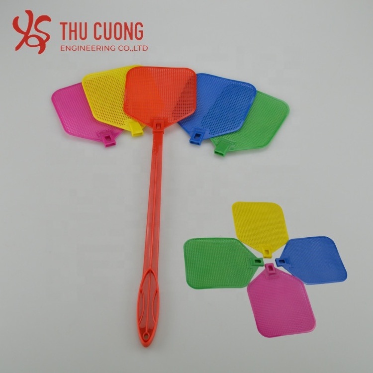 Durable Plastic Fly Swatter Heavy Duty Set Strong Perfect for Flies Mosquitoes Horse Flies Insects Customized Logo