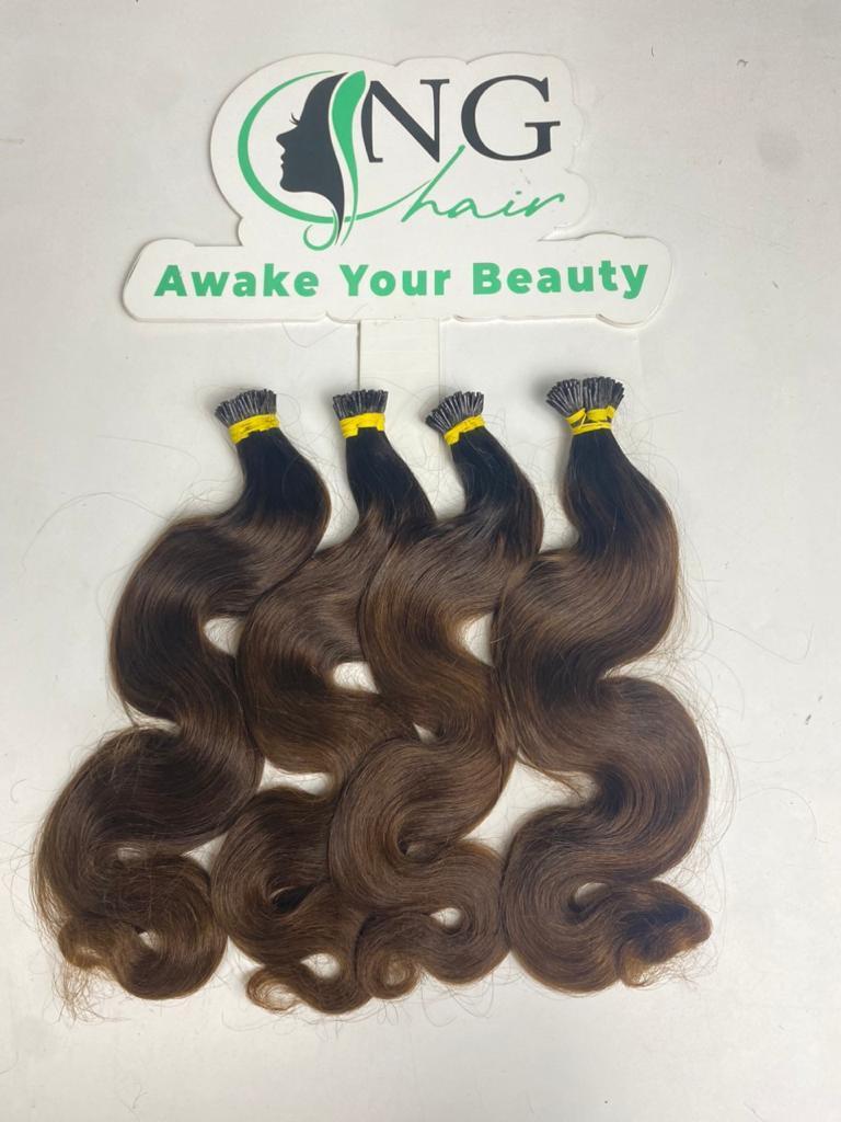 Best Of Hair Extensions Made Of 100% Raw Hair With Natural Color Body Wave I Tip Human Hair In Vietnam