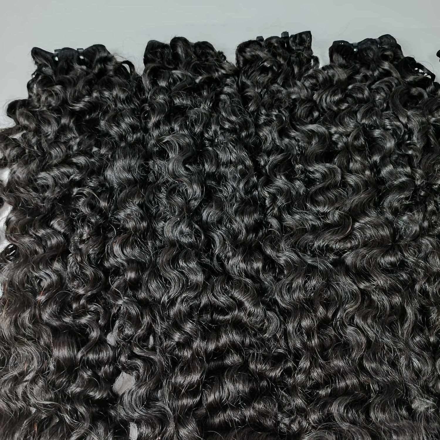 100% Raw Virgin Burmese Hair Weft Cambodia Burmese Human Hair Extension, Burmese Curly Hair Bundles