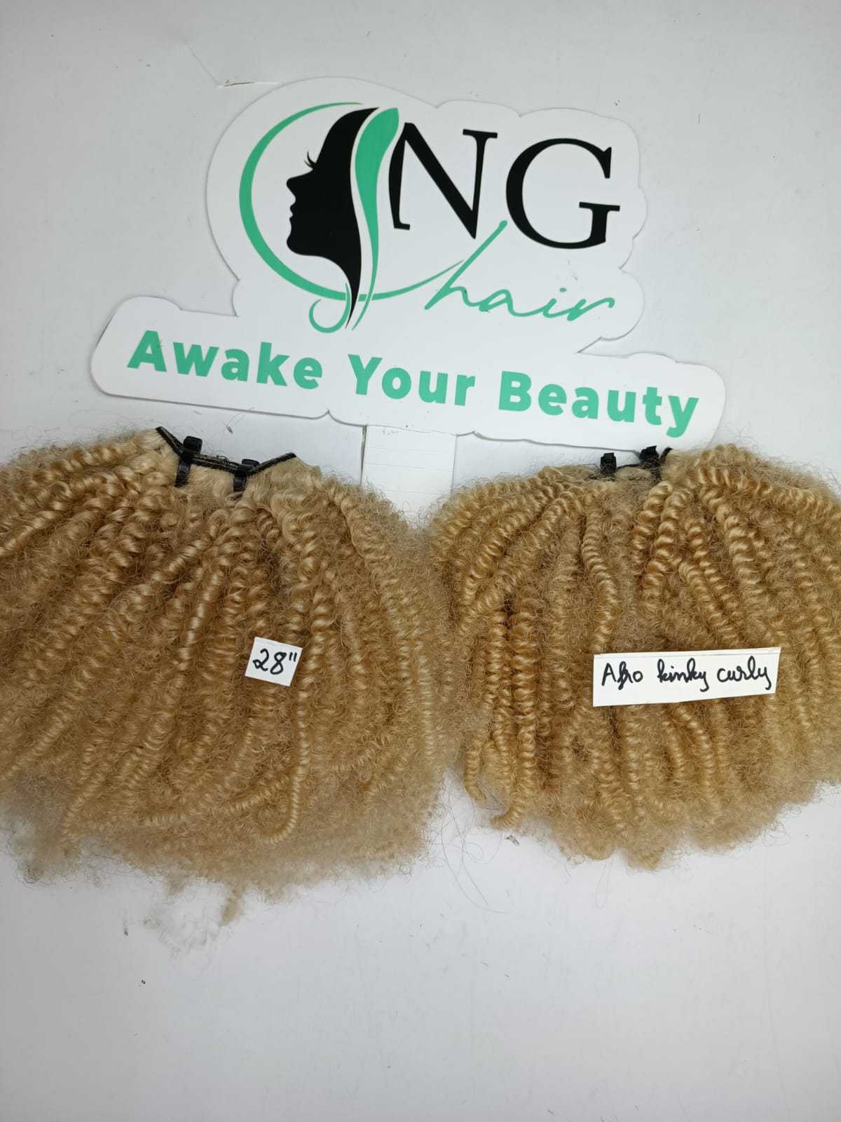 Original Vietnamese Hair Afro Kinky Weft Hair Extensions No Genius Weft All Color For Women Virgin Human Hair