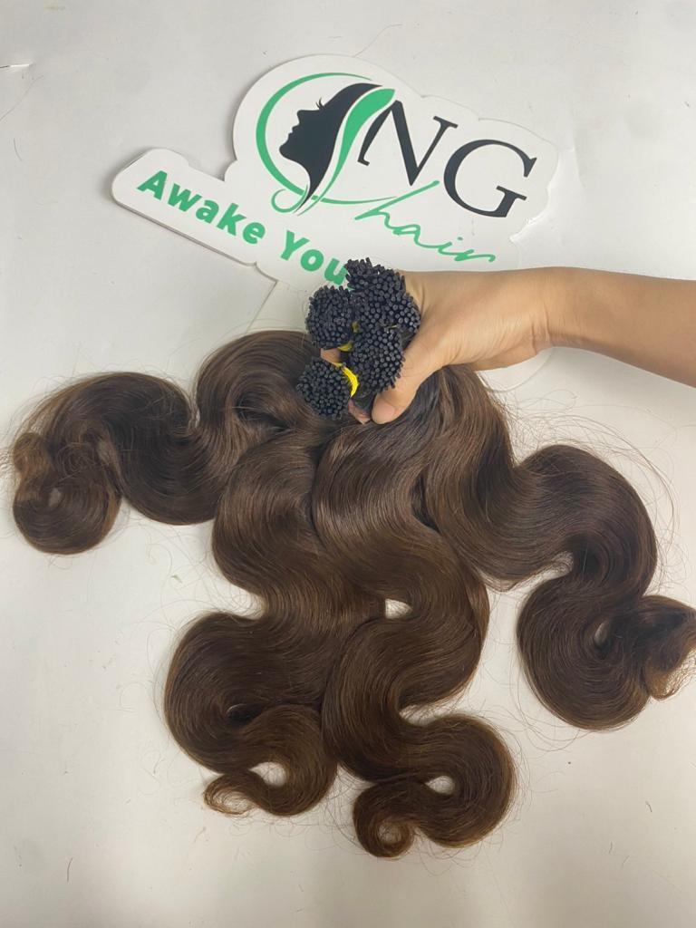 Bestseller 100% Vietnamese Human Hair Raw Body Wave Keratin I Tip Hair Extension By NgHair