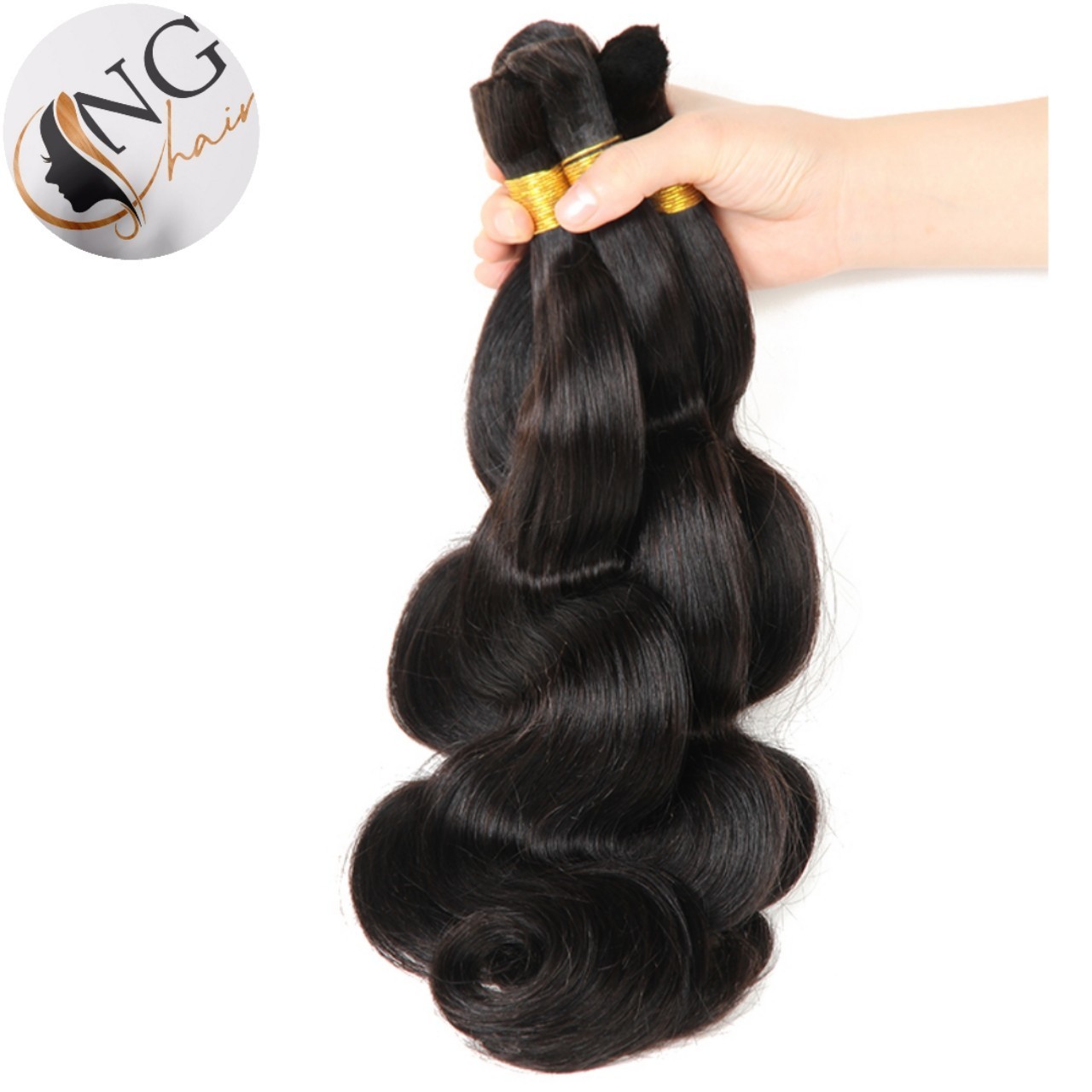 Original Vietnamese Virgin Hair Body Wave Bulk Hair Extensions All Color No Genius Weft 100% Human Hair For Women