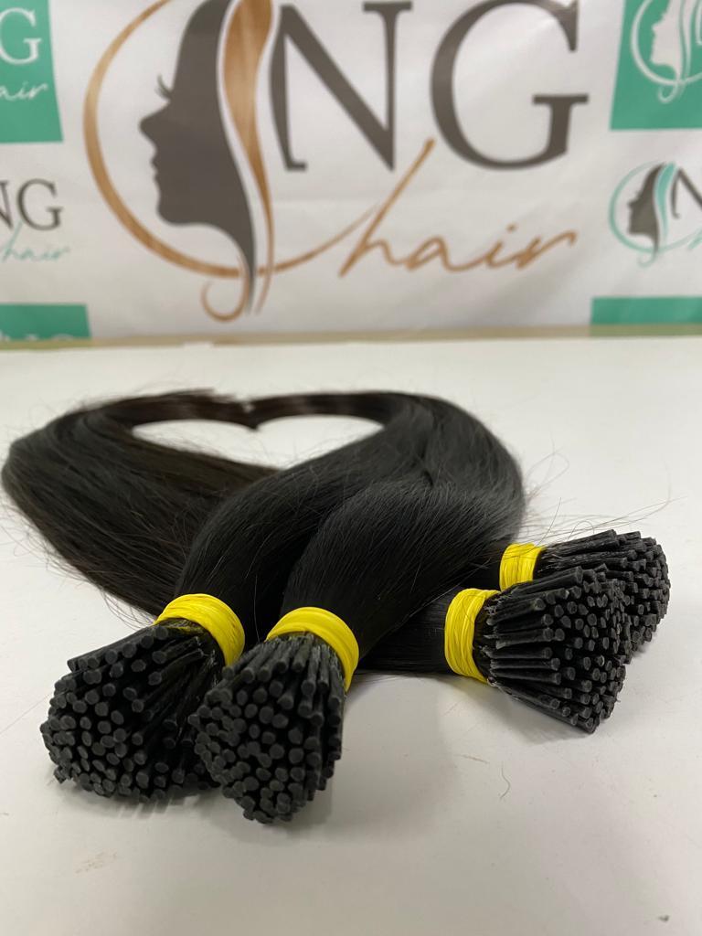 Wholesale Product Straight Keratin I Tip Hair Extension No Genius Weft Vietnamese Human Virgin Hair For Women Natural Color