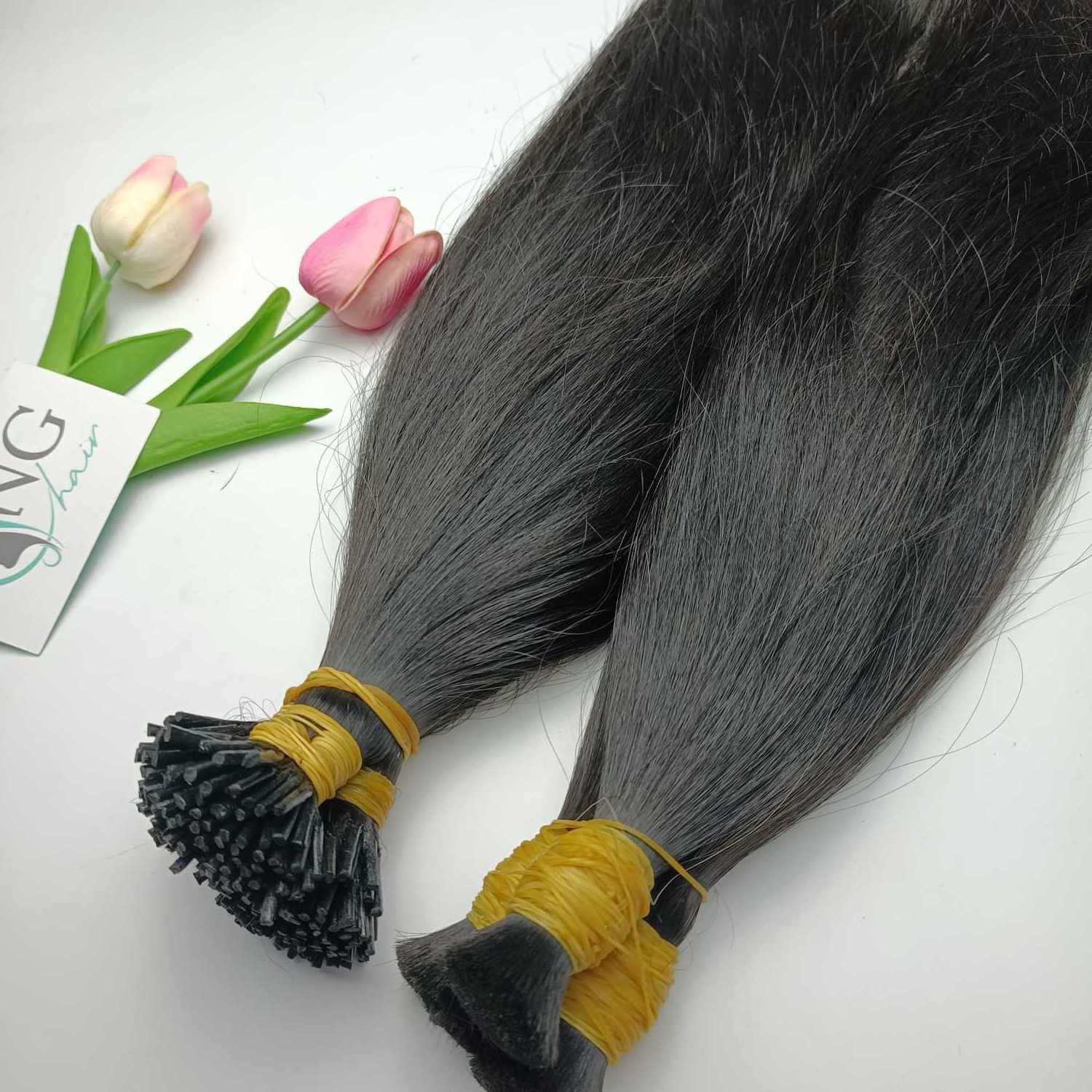 Wholesale Product Straight Keratin I Tip Hair Extension No Genius Weft Vietnamese Human Virgin Hair For Women Natural Color