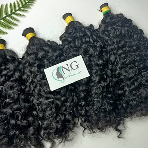 BIG SALE Natural Curly Hair Bundle 100% Cambodia Raw Human Hair  full color  in Vietnam