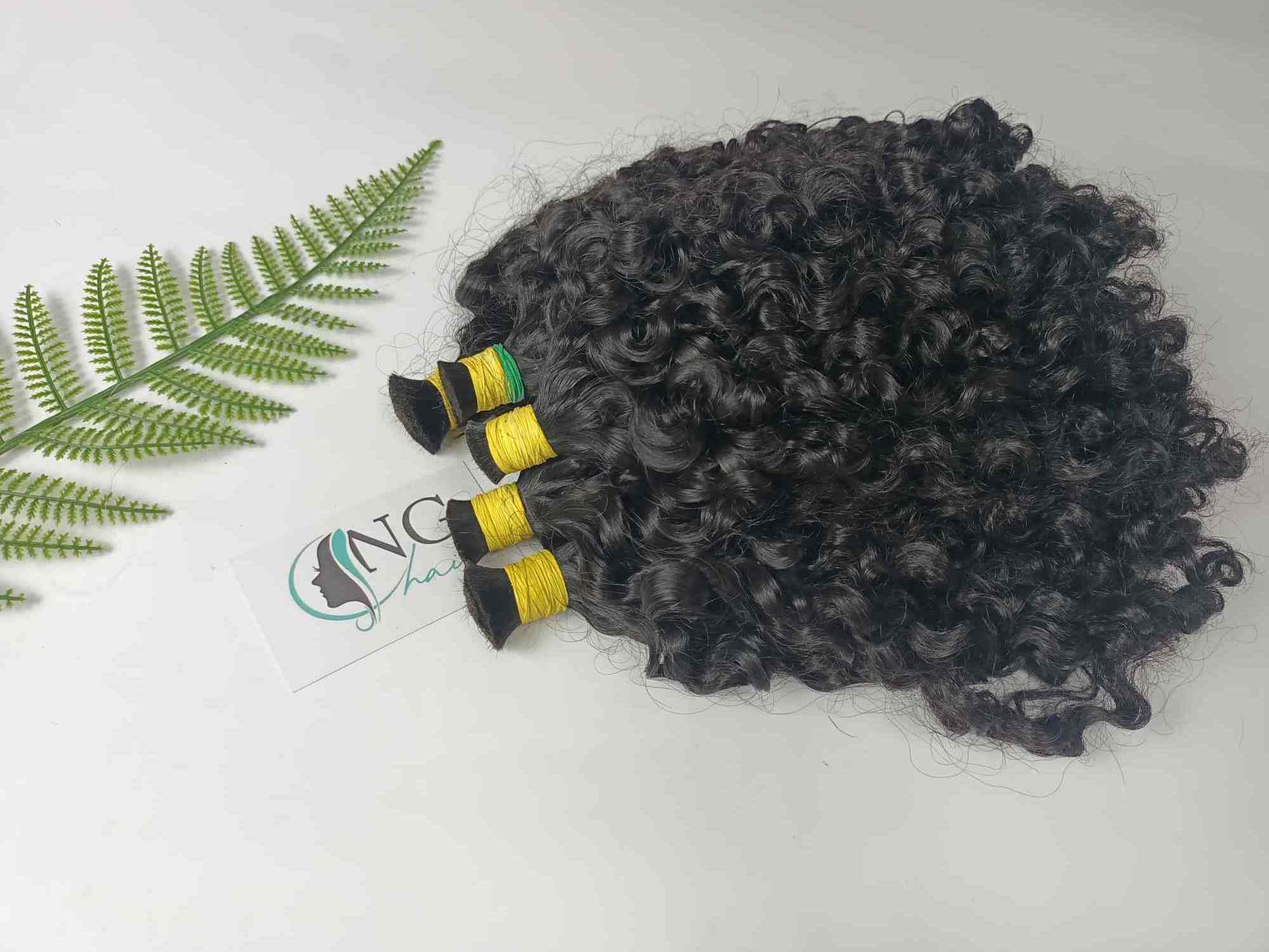 BIG SALE Natural Curly Hair Bundle 100% Cambodia Raw Human Hair  full color  in Vietnam