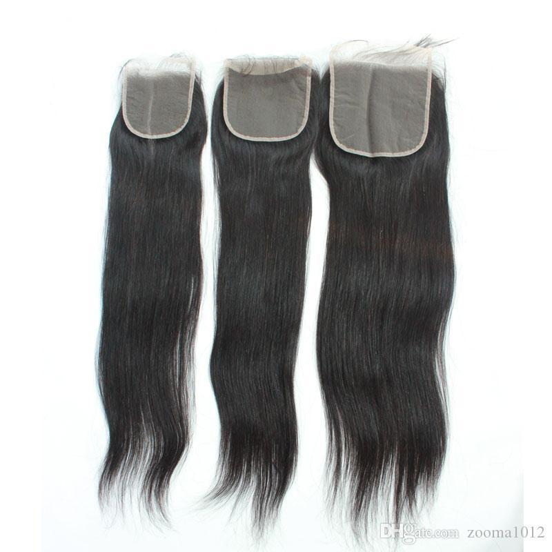 100% Vietnamese Human Hair Extensions Straight Kinky Straight Style with HD Transparent Lace Closure No Genius Weft