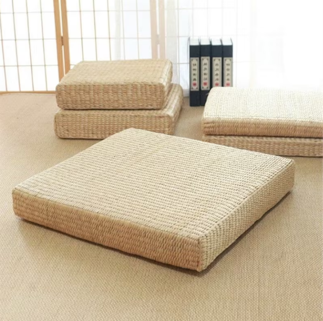 Hot deals Impressive New Accessories Natural woven Footstool Cushion Floor Pillow Made in Vietnam