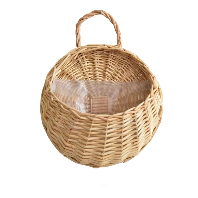 Wholesales Rattan Woven Vertical Garden Boho Home Ornaments Decorations for Living Room Made in Vietnam