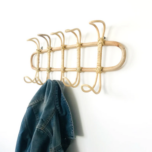 Impressive Hot Fashion Natural Handmade Rattan Wall 5 bedroom hangers Used in The Kitchen Made in Vietnam