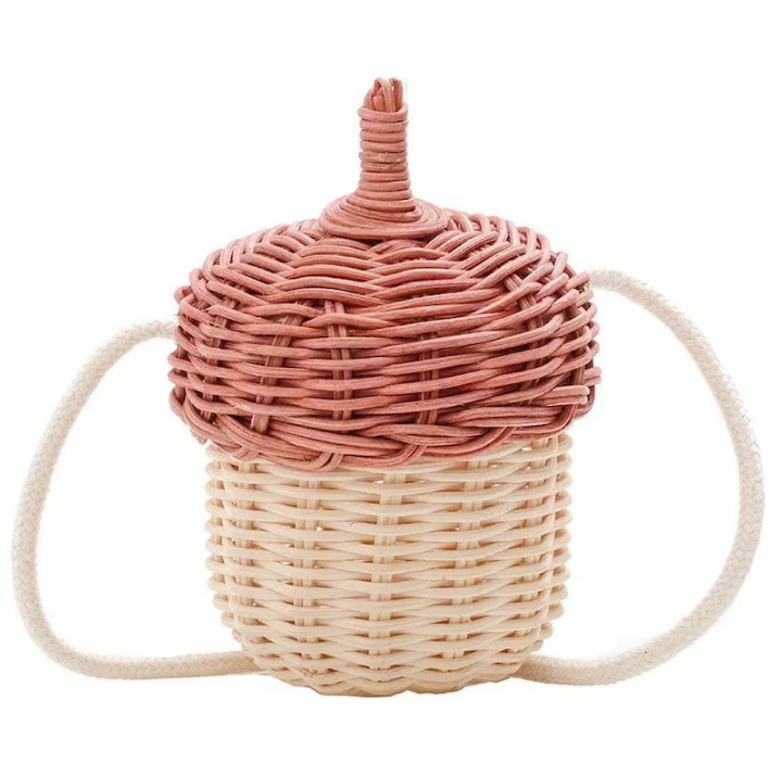 New Design Rattan Acorn Toddler Accessories Fashion Trends Decorations for Living Room Made in Vietnam