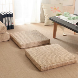 Hot deals Impressive New Accessories Natural woven Footstool Cushion Floor Pillow Made in Vietnam