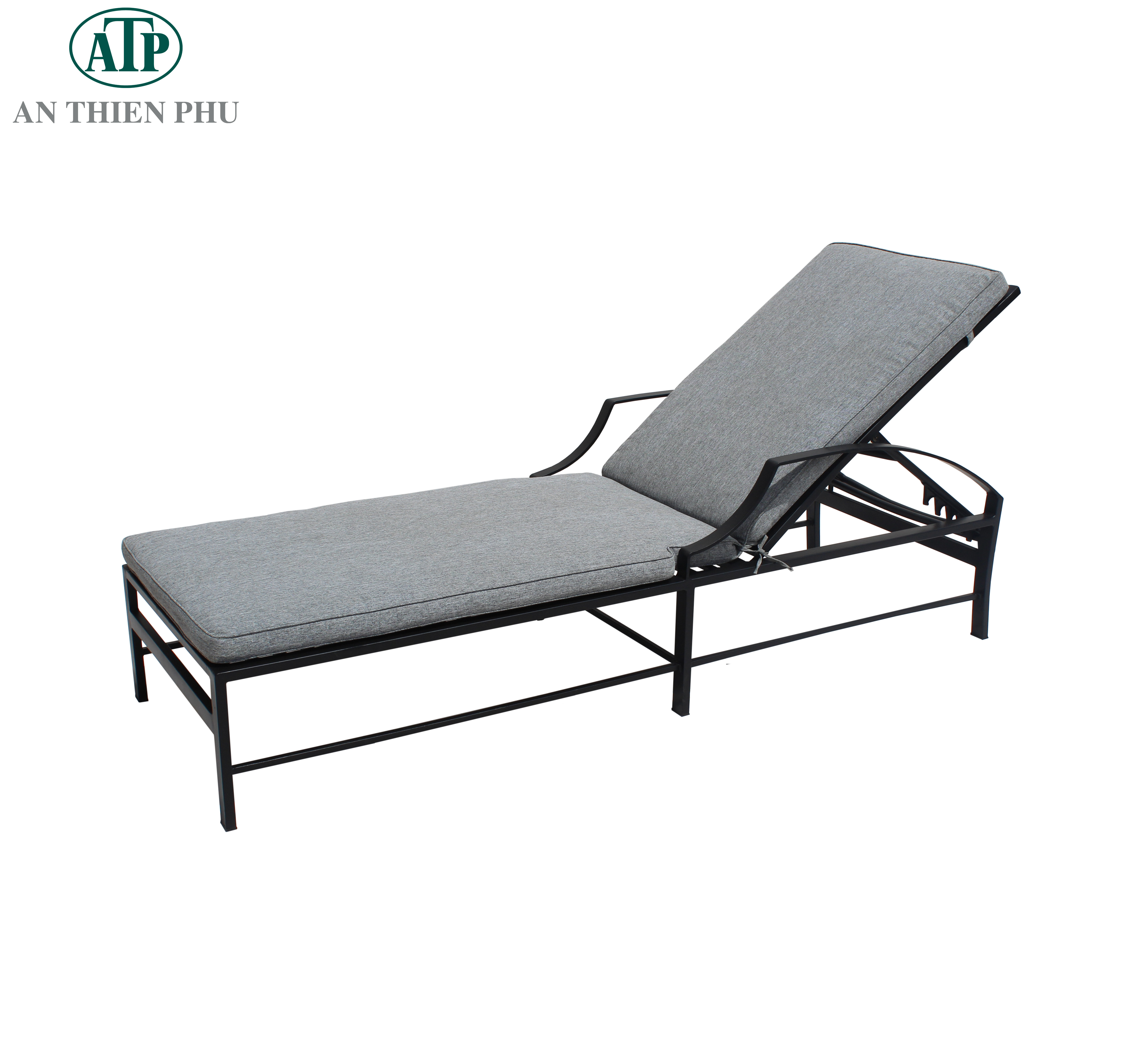 Swimming Pool Chaise Lounge Alu with powder coating Outdoor Furniture Sun Lounge Chair Seat Beach