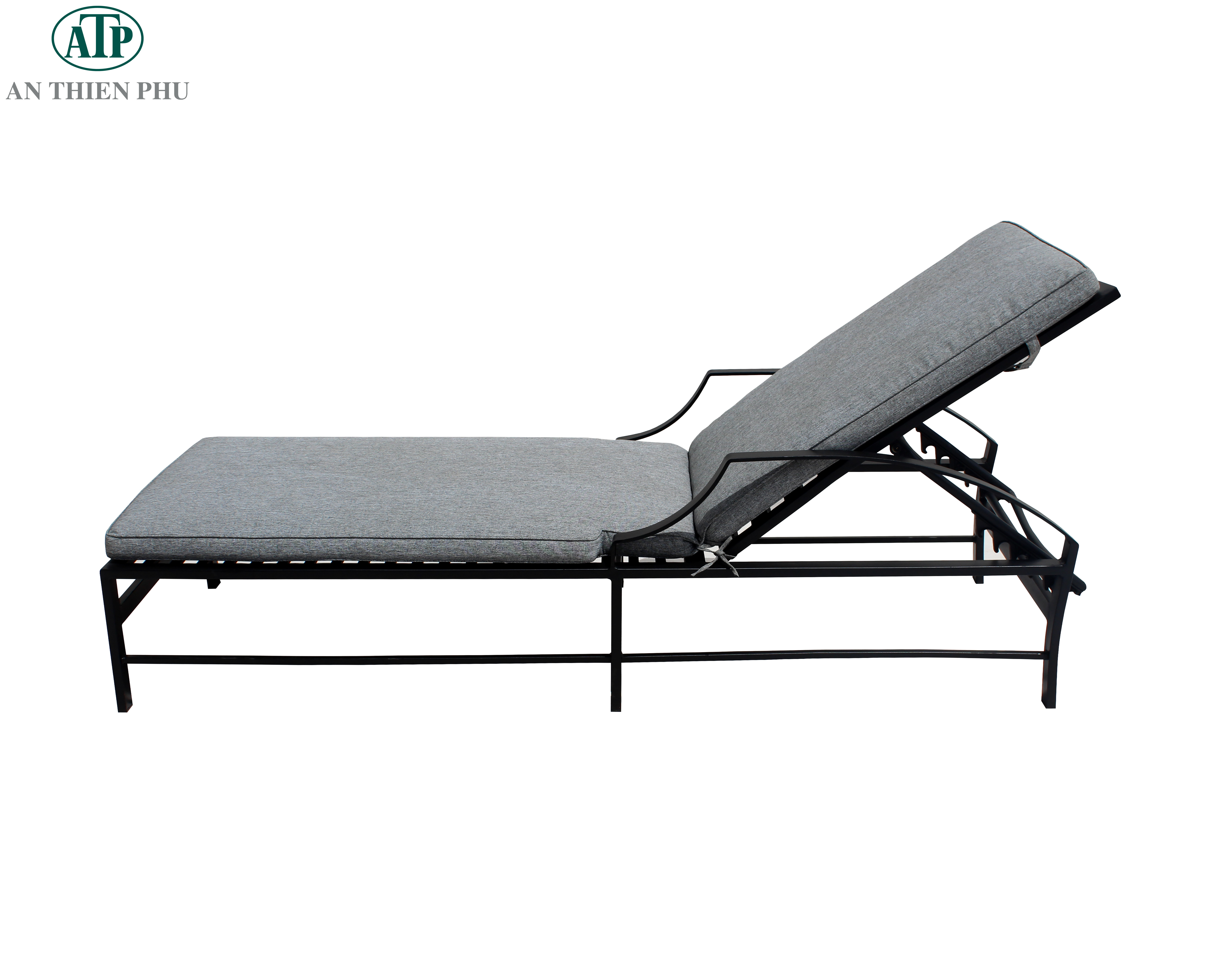 Swimming Pool Chaise Lounge Alu with powder coating Outdoor Furniture Sun Lounge Chair Seat Beach