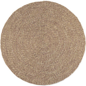 BEST QUALITY Round sedge floor carpet mats Woven from 100% ORGANIC sedge used as photography background, home decoration