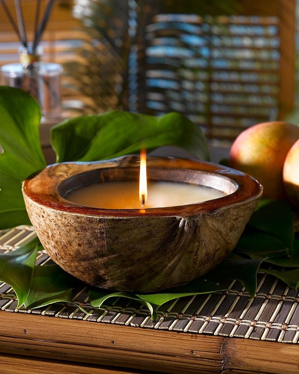 ecofriendly wax coconut shell candle coconut shell candle