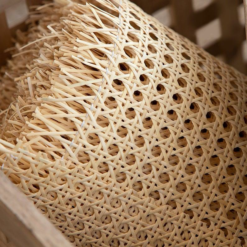 Vietnam factory Wood Natural Rattan Cane Webbing material for making antique bench rattan sets chair dining table wood