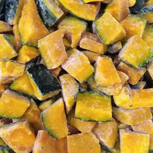 IQF Frozen Frozen Pumpkin Cut Chunk Diced Block Cube with Skinless or peel Unsweetened Healthy Natural