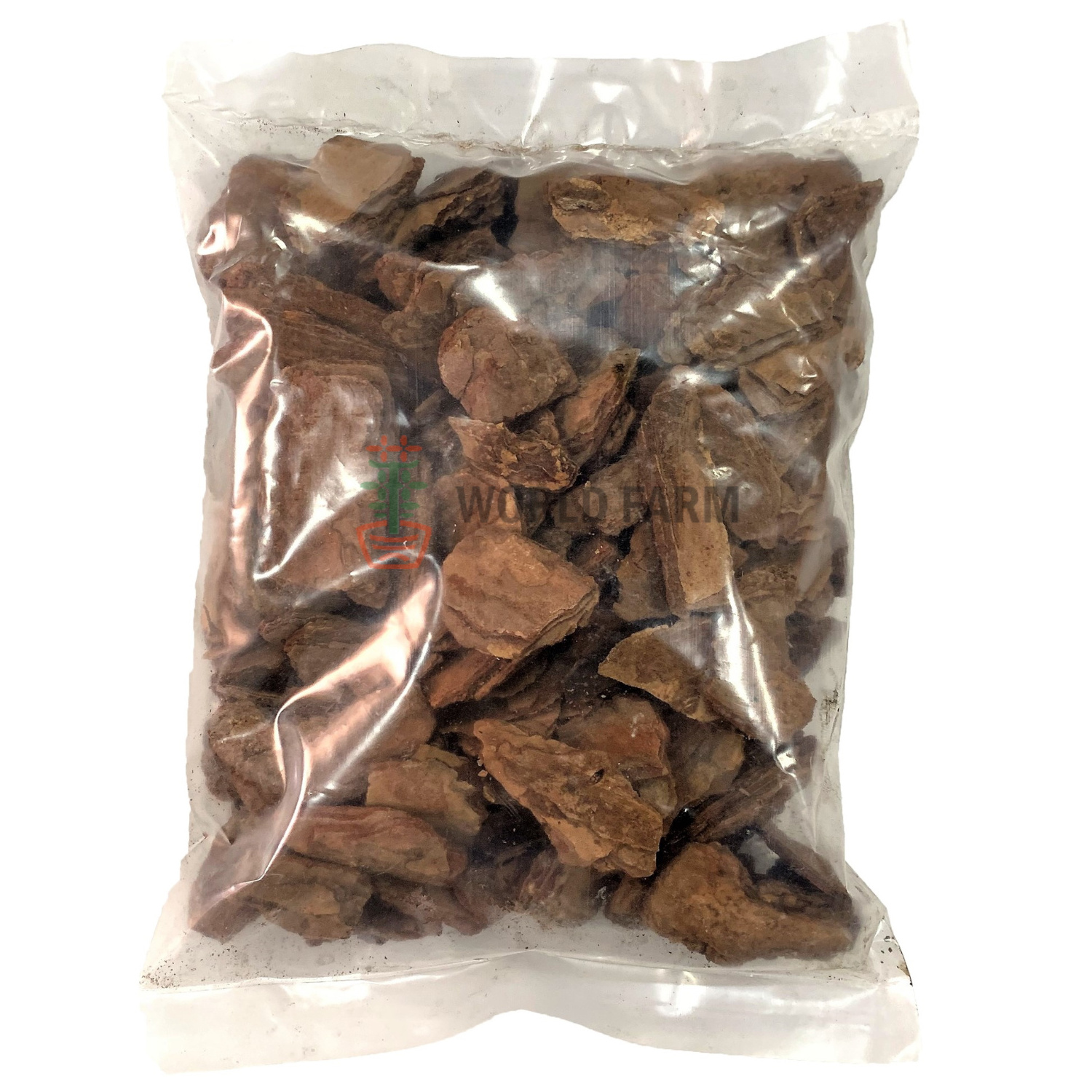 5L Bag Red Organic Orchids Polished Wild Pine Wood Tree Bark Chips Mulch Ferment Raw Barks Nuggets for Planted Landscaping ANGLE