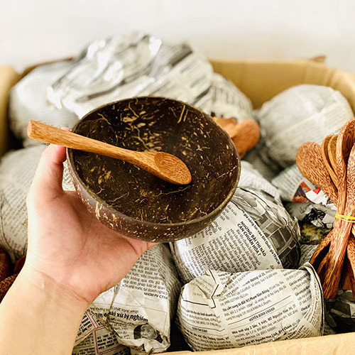 Coconut bowl natural Bowl coconut shell