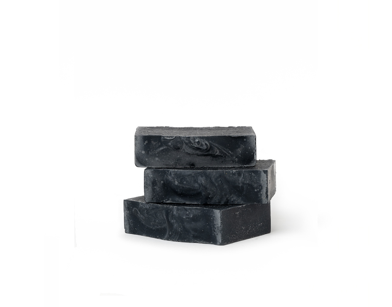 Activated bamboo charcoal soap with size customized weight 200gram each Bamboo charcoal bath soap ANGLE