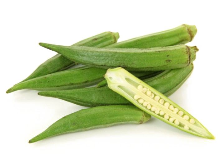 Frozen Okra in the best sellers 2022 Frozen Okra pieces green vegetables 100% organic with the individual quick freezing