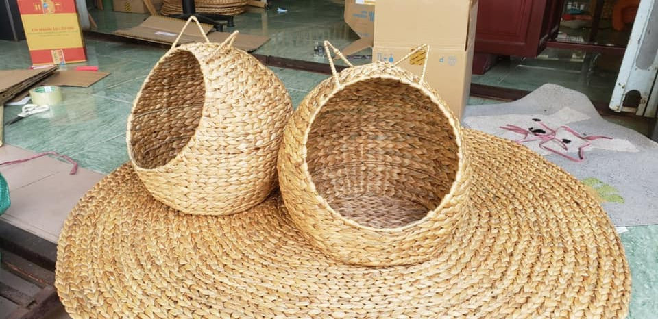 Hot Selling 2023 - Eco-friendly Rattan Pet Bed with cheap price I Beautiful home for your pet