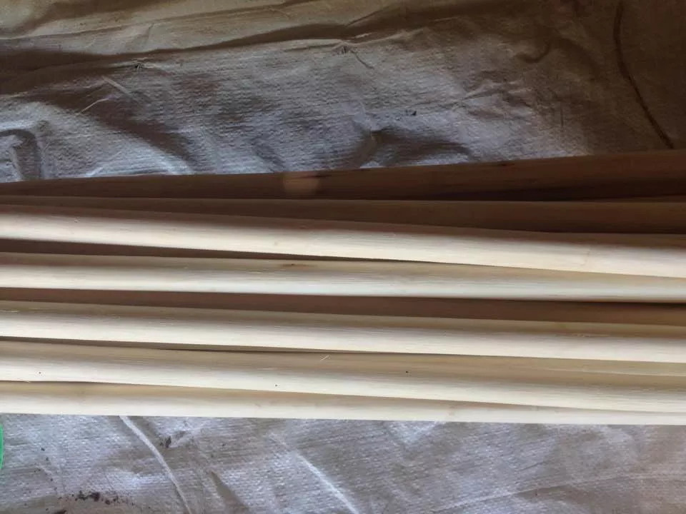 Supplier of natural rattan bamboo poles with good quality in Vietnam