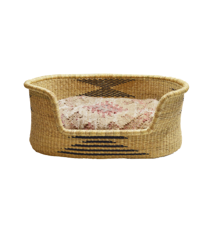 BEAUTIFUL HANDWOVEN Pet Bed Basket, Bed for Dogs and cats WHOLESALE PRICE made from Vietnam